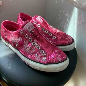 Reverse Sequin Converse